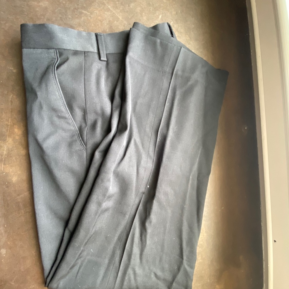 Banana republic black 100% wool pants